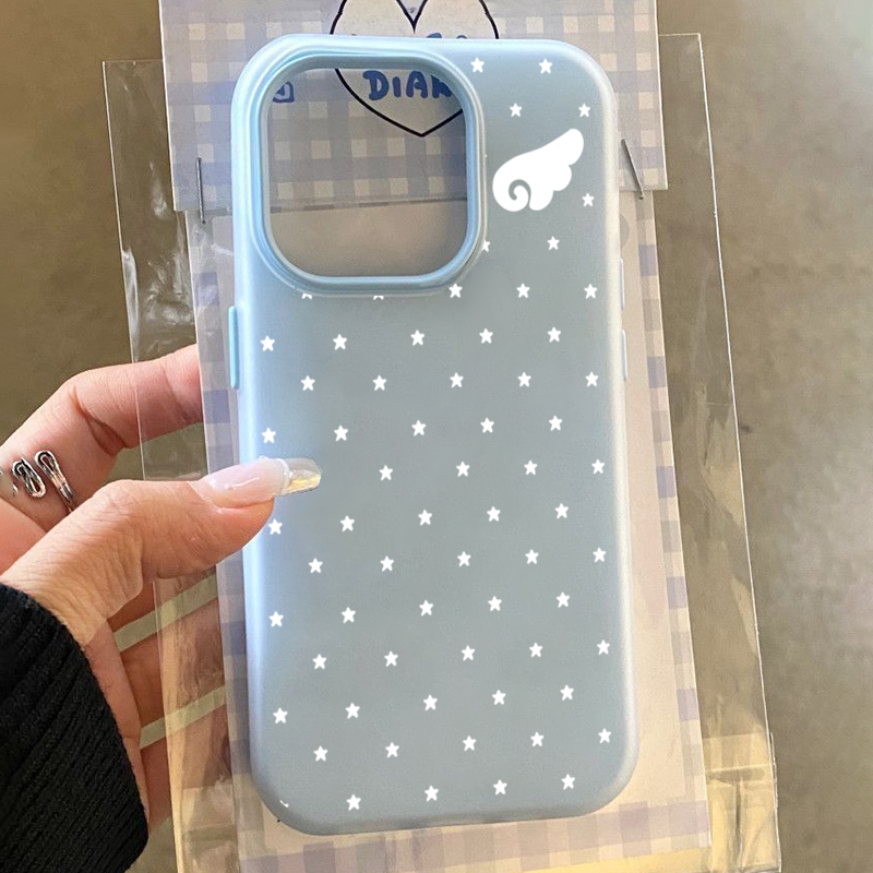 Phone Cases Cute - Korean Cute Aesthetics Star Angel Wings