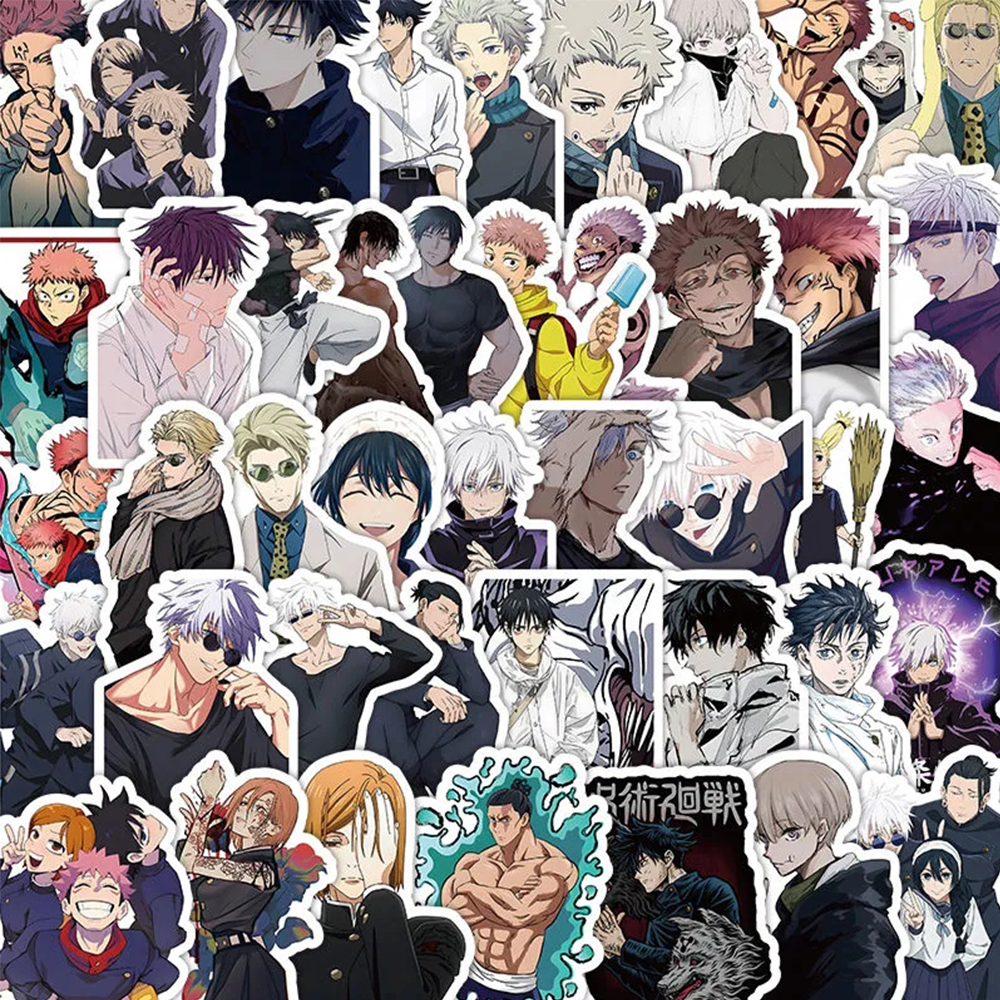 Phone Cases Jujutsu Kaisen - 10/30/50/100pcs Hot Anime Jujutsu Kaisen Stickers
