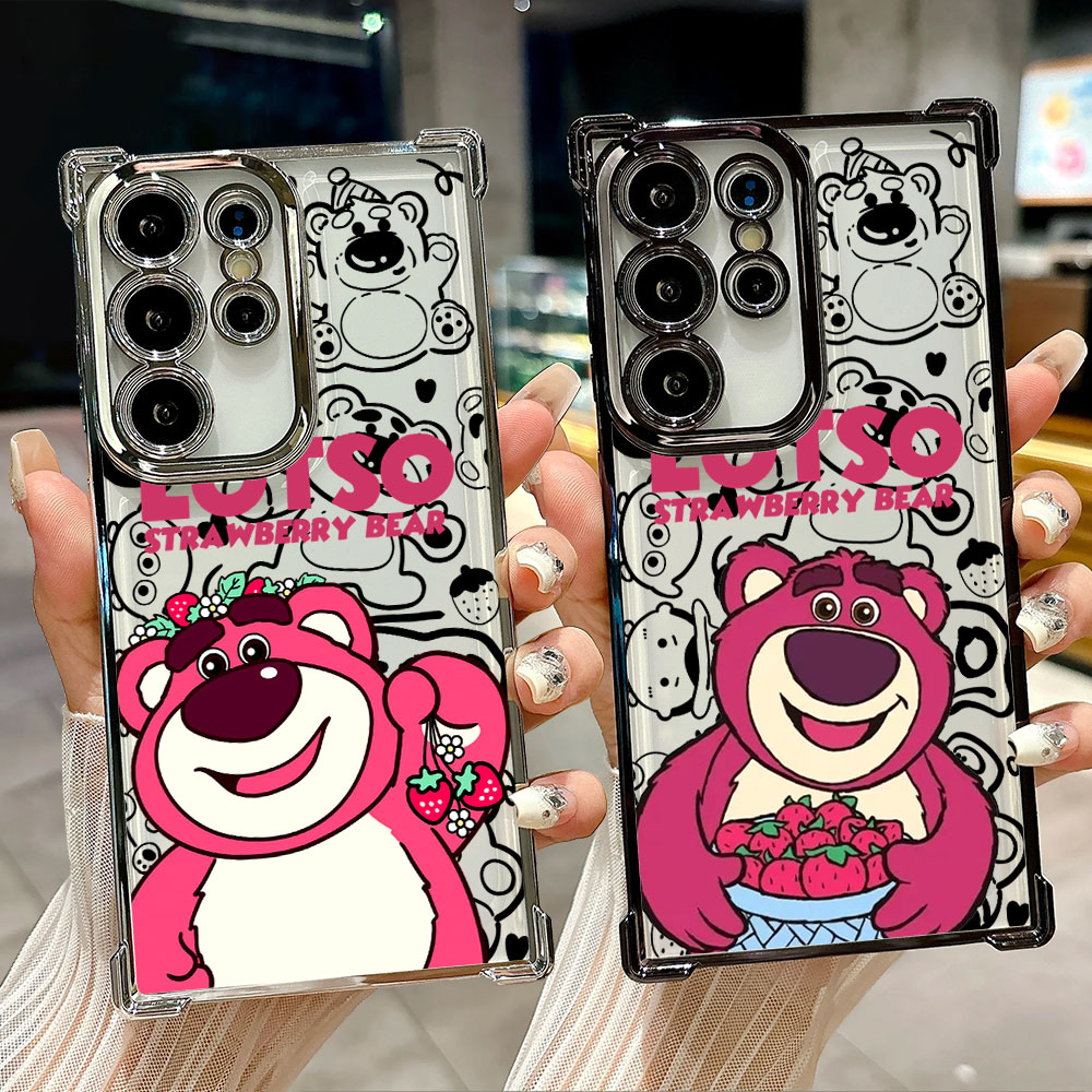 Phone Cases Cute - Lotso Strawberry Bear Silicone Case For