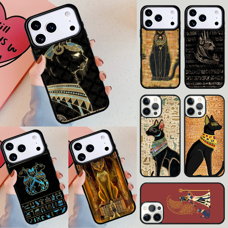 Phone Cases Egypt - Egypt Nefertiti Anubis soft Phone Case