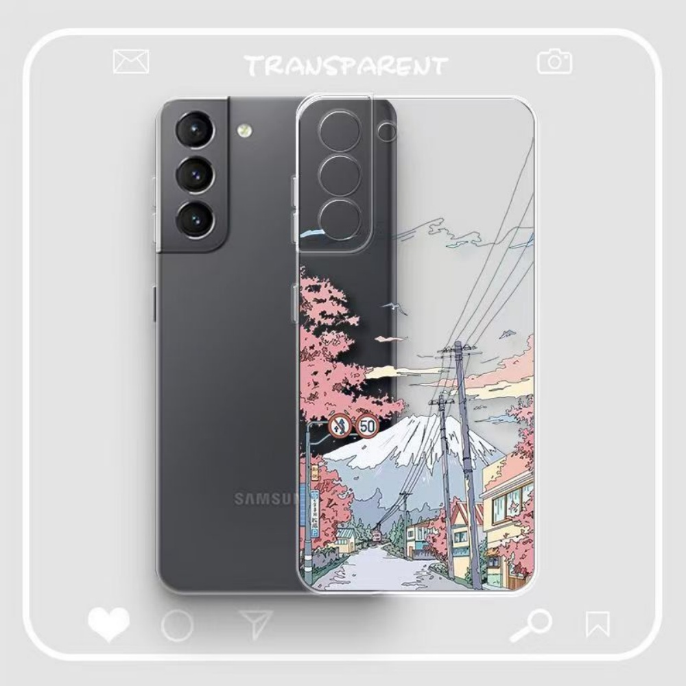 Phone Cases For Samsung S21 5G - Manga Painted Pattern Phone Case For