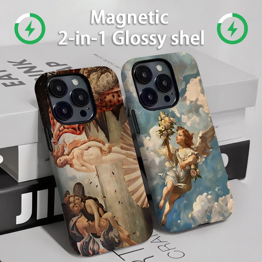 Phone Cases Iphone 15 Pro Max - Renaissance Art Paintings Phone Case Magnetic