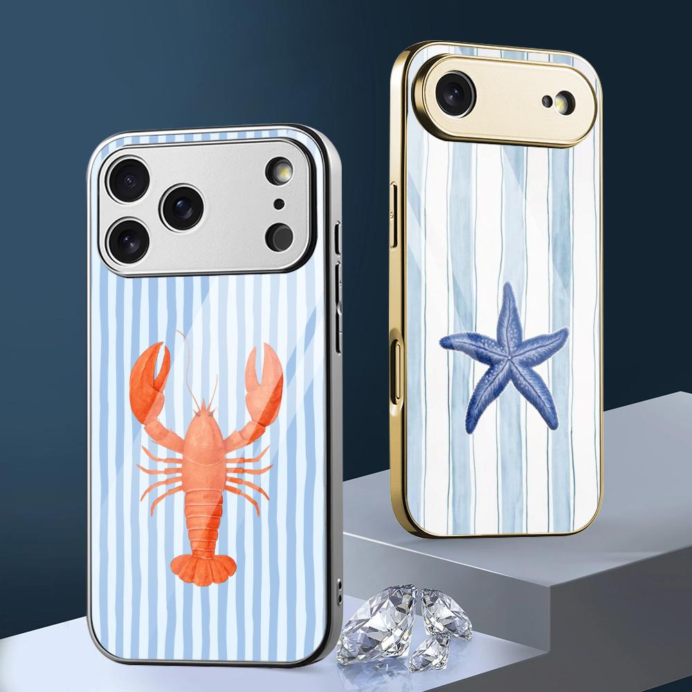 Phone Cases Metal - Marine Life Crabs Phone Case For