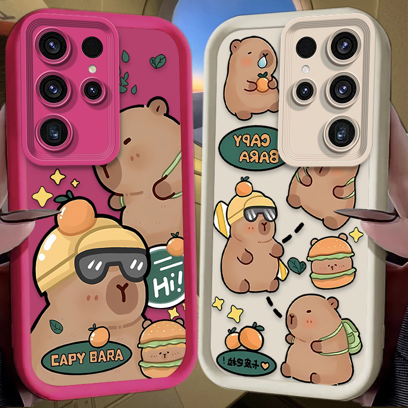 Phone Cases For Samsung S21 5G - Cool Capybara Soft Phone Case For