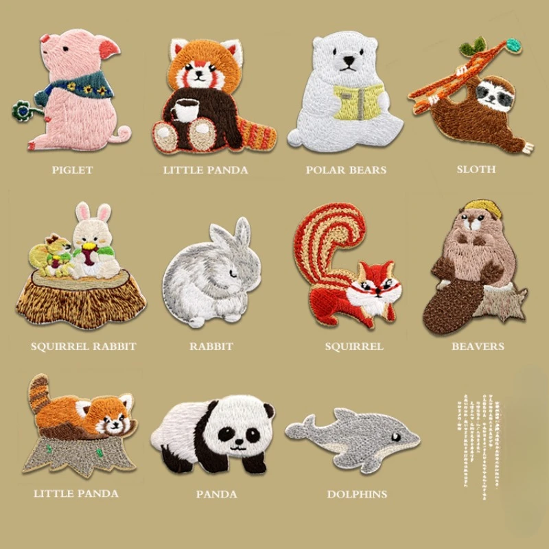New Cute Animal Embroidered Pa - Phone Cases Eco Friendly 리뷰 및 가격
