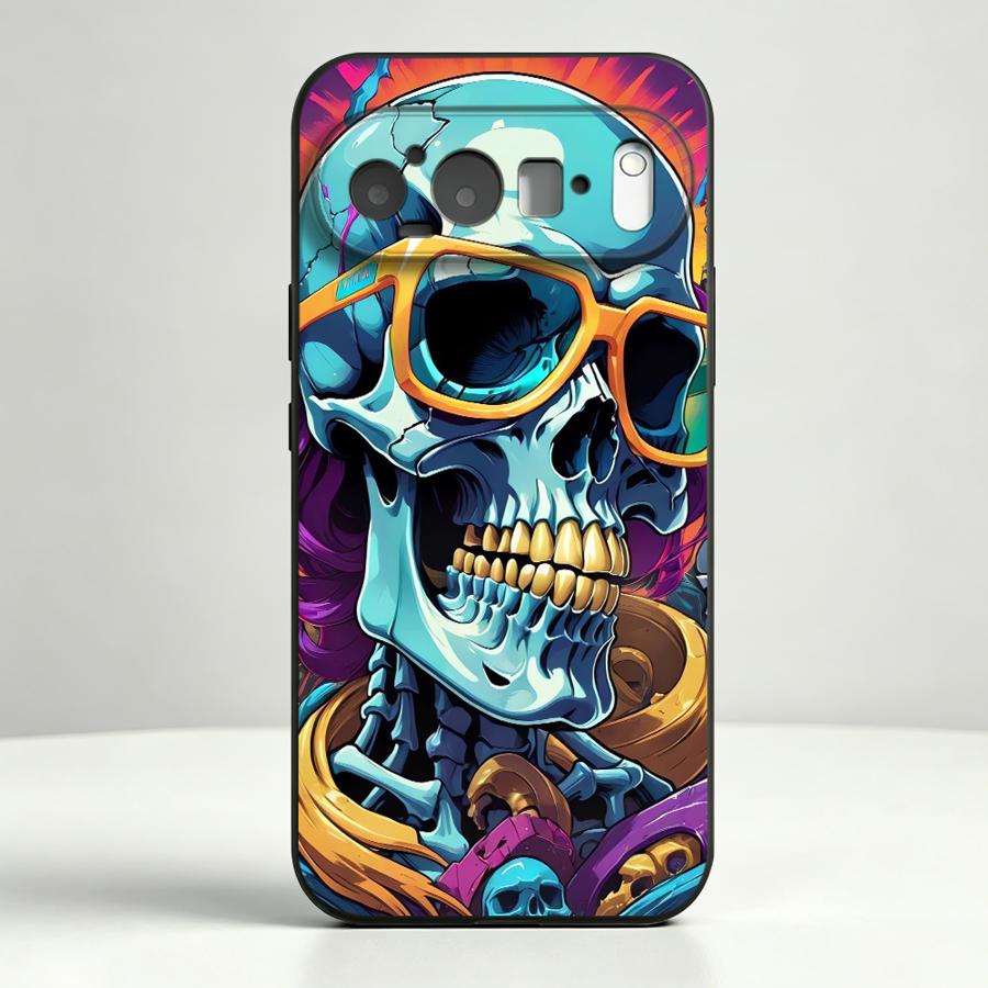 Neon Pop Art Skull Case for Go - Phone Cases Google Pixel 9 리뷰 및 가격