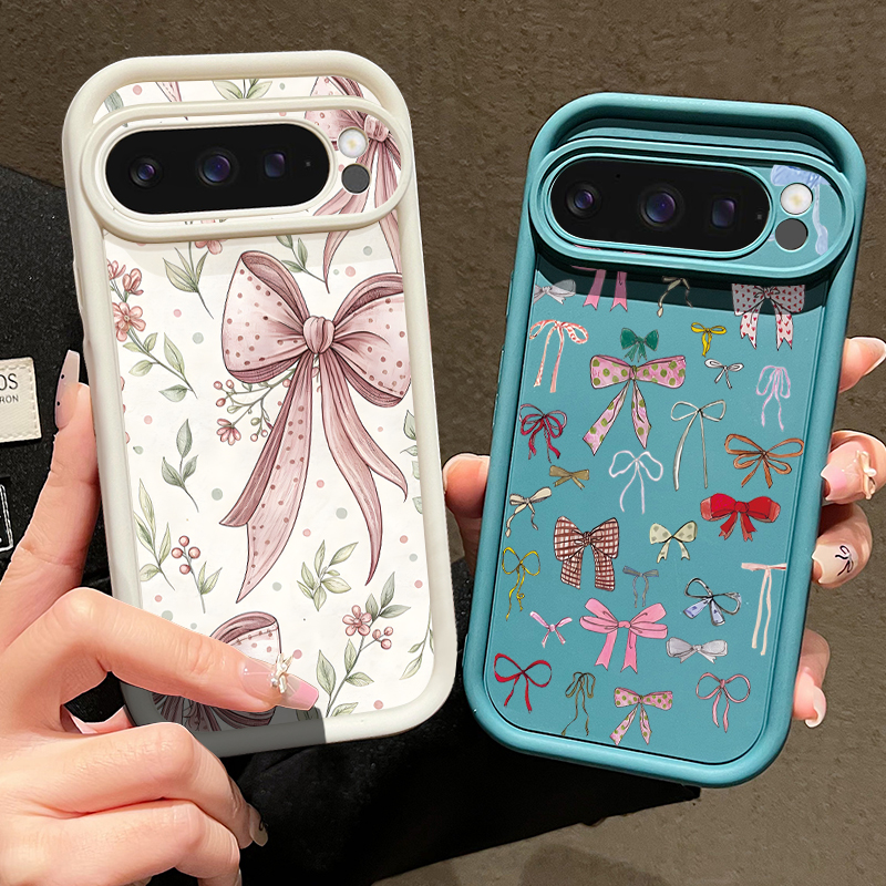 Love Hearts Bow Pattern Phone  - Phone Cases Google Pixel 9 리뷰 및 가격
