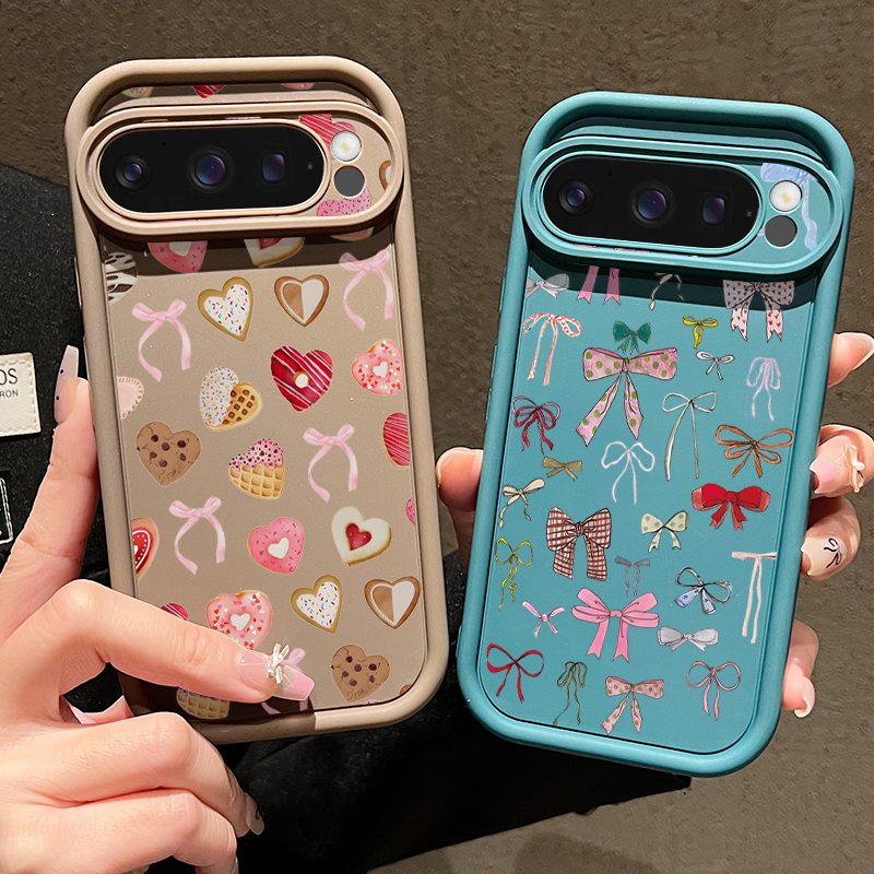 Love Hearts Bow Pattern Phone  - Phone Cases Google Pixel 9 리뷰 및 가격