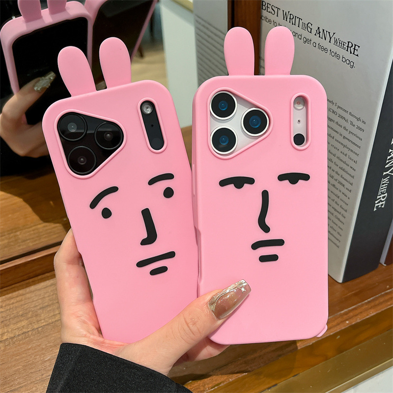 Kawaii 3D Funny Cartoon Pink E - Phone Cases Kawaii 리뷰 및 가격