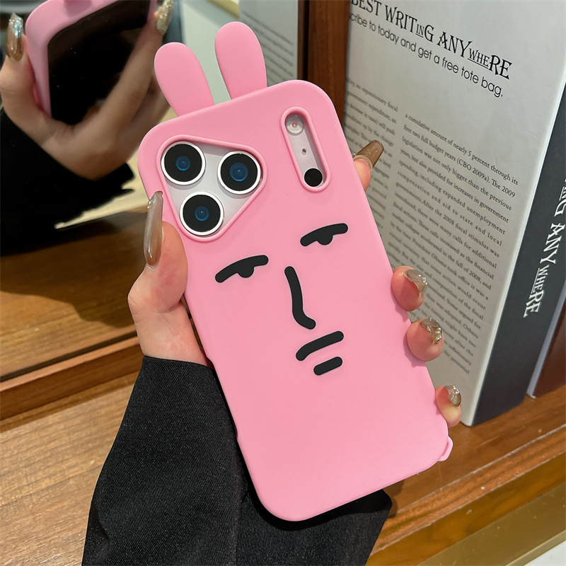Kawaii 3D Funny Cartoon Pink E - Phone Cases Kawaii 리뷰 및 가격