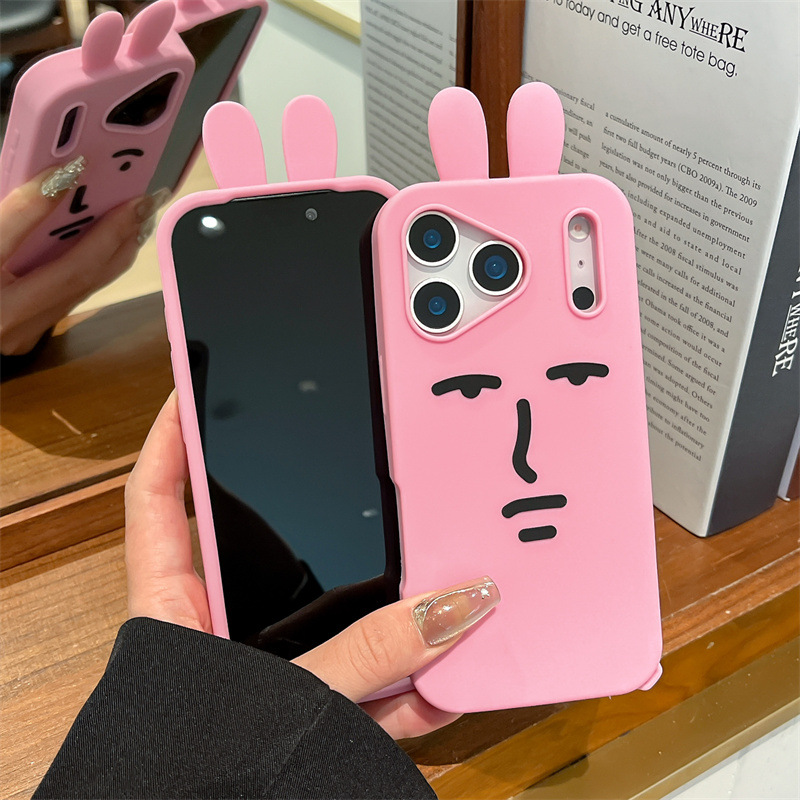 Kawaii 3D Funny Cartoon Pink E - Phone Cases Kawaii 리뷰 및 가격