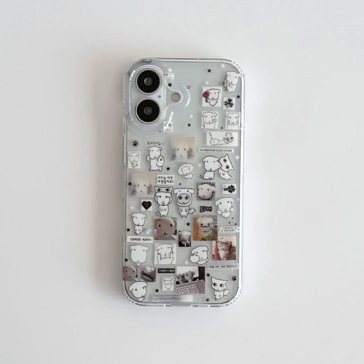 Kawaii Puppy illustration Glit - Phone Cases Kawaii 리뷰 및 가격