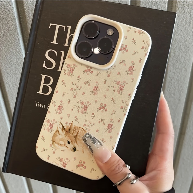 Cute Deer Full Floral Pattern  - Phone Cases Cute 리뷰 및 가격