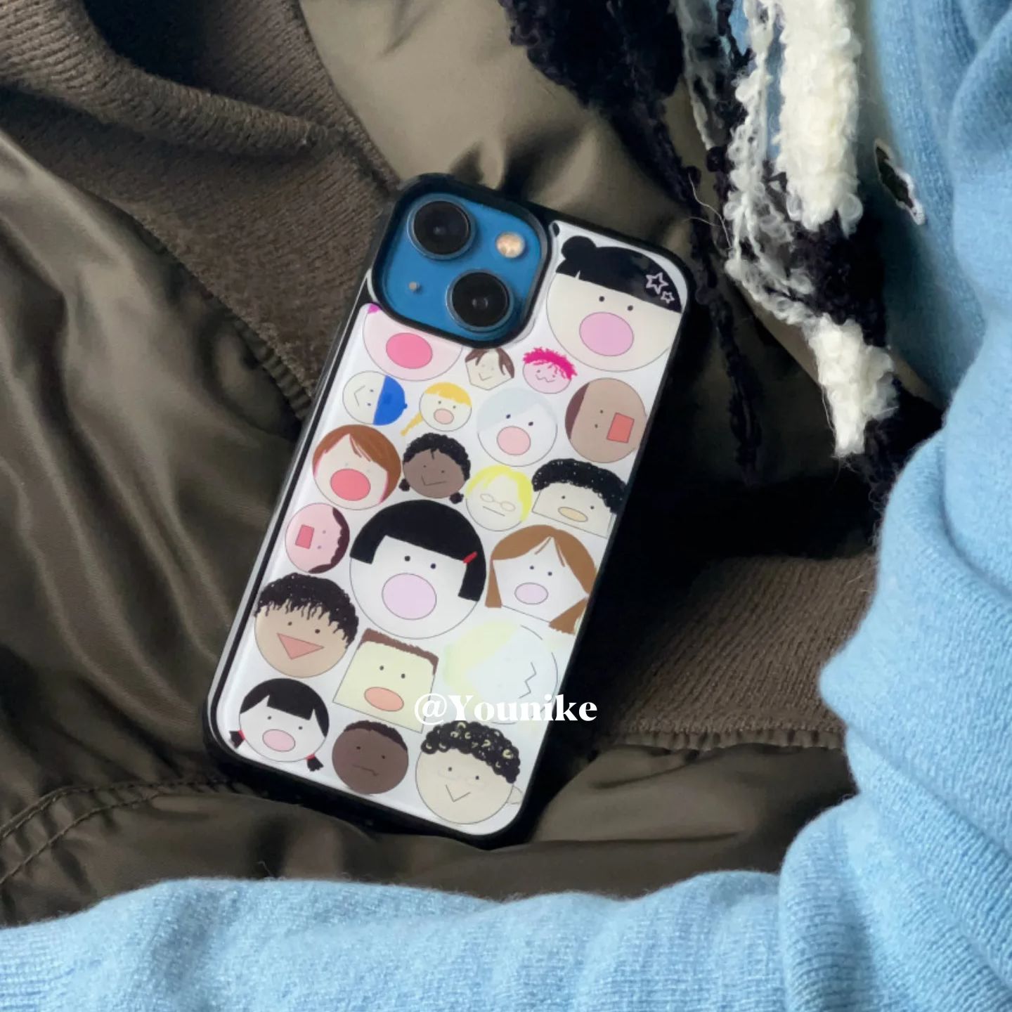 Cartoon Korean Ins Cute Big He - Phone Cases Kawaii 리뷰 및 가격