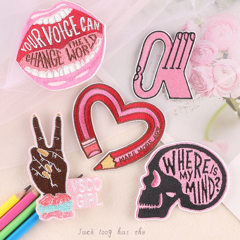 Iron On Patches Pink Girl Love - Phone Cases Eco Friendly 리뷰 및 가격