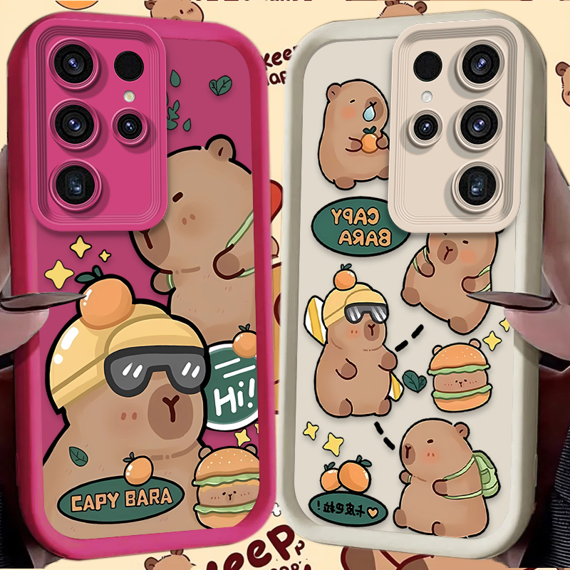 Cute Hamburger Capybara Soft P - Phone Cases For Samsung S21 5G 리뷰 및 가격