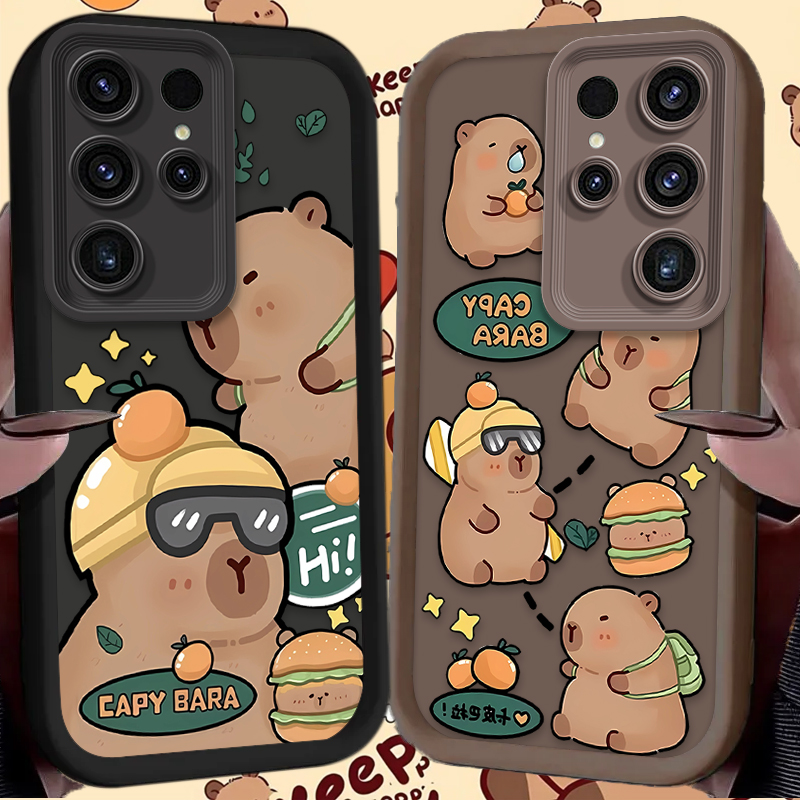 Cute Hamburger Capybara Soft P - Phone Cases For Samsung S21 5G 리뷰 및 가격