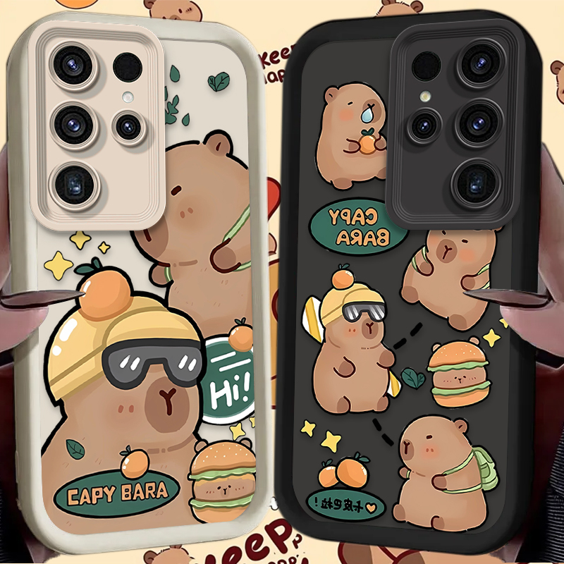 Cute Hamburger Capybara Soft P - Phone Cases For Samsung S21 5G 리뷰 및 가격