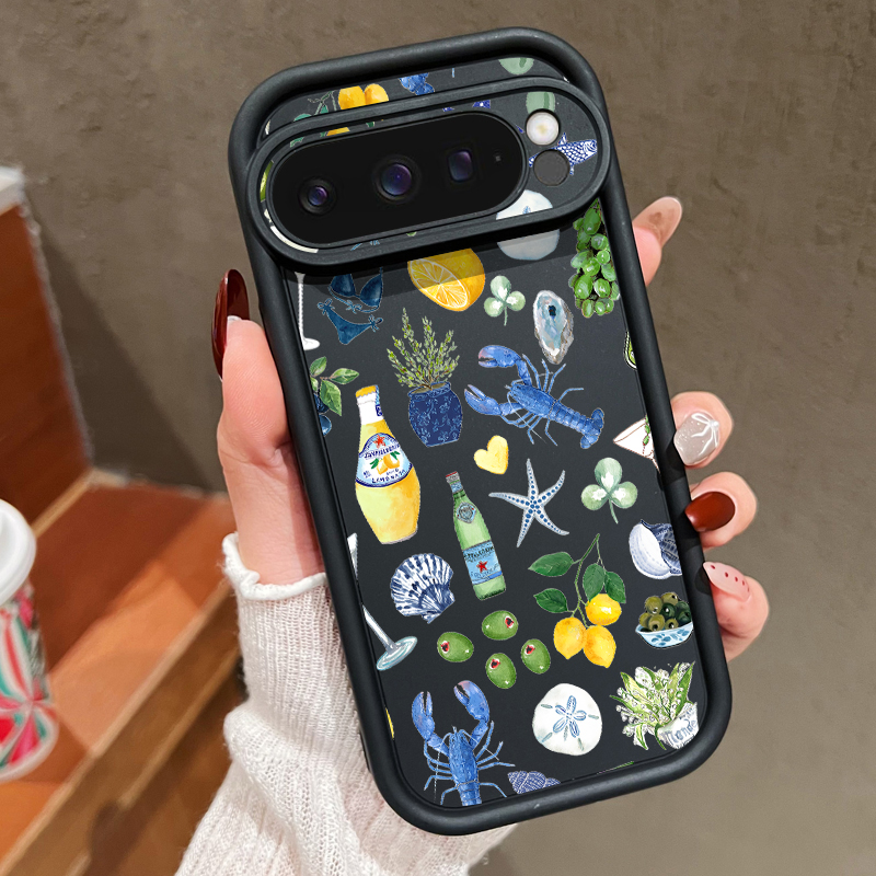 Ocean Whale Patterned TPU Phon - Phone Cases Google Pixel 9 리뷰 및 가격