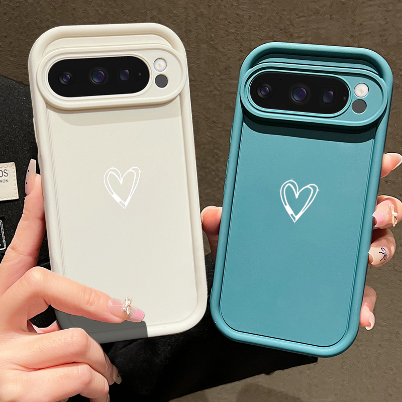 Simple Love Pattern Soft Case  - Phone Cases Google Pixel 9 리뷰 및 가격