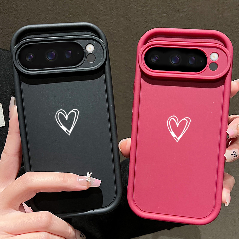 Simple Love Pattern Soft Case  - Phone Cases Google Pixel 9 리뷰 및 가격