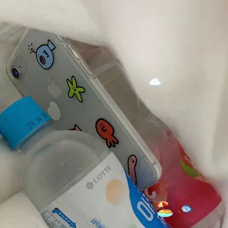 Ins Kawaii Ocean Creatures Cut - Phone Cases Kawaii 리뷰 및 가격