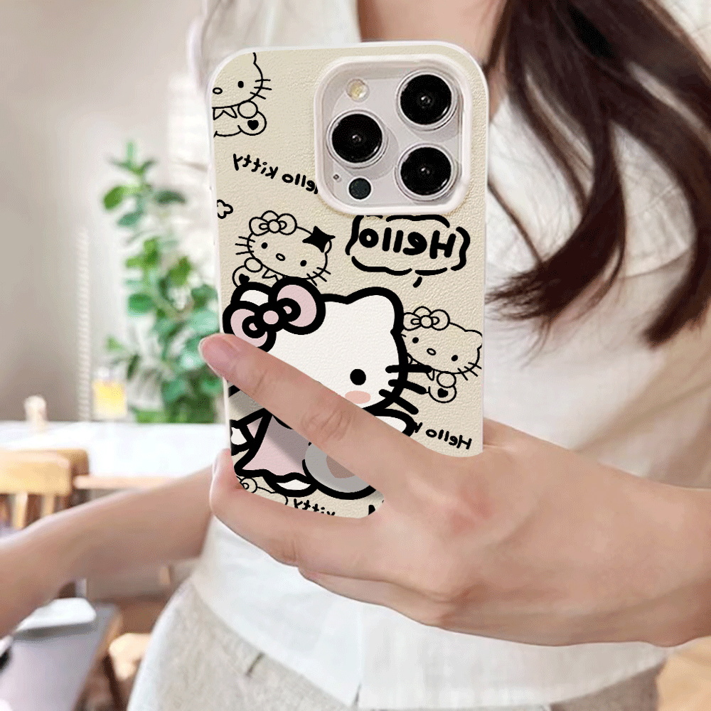Cute Kawaii HelloKitty Sketch  - Phone Cases Kawaii 리뷰 및 가격
