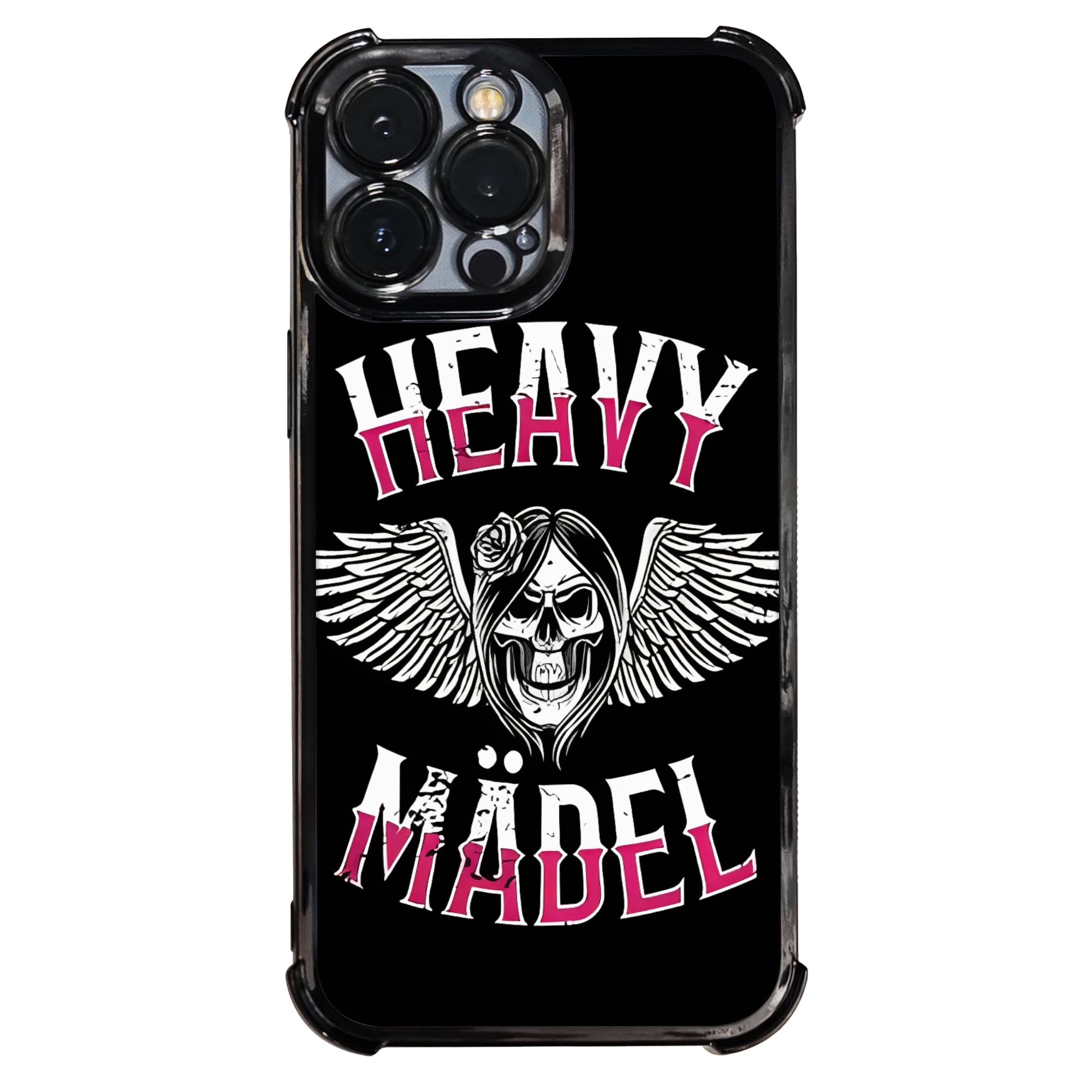 Skull Biker Girl Female Woman  - Phone Cases Metal 리뷰 및 가격