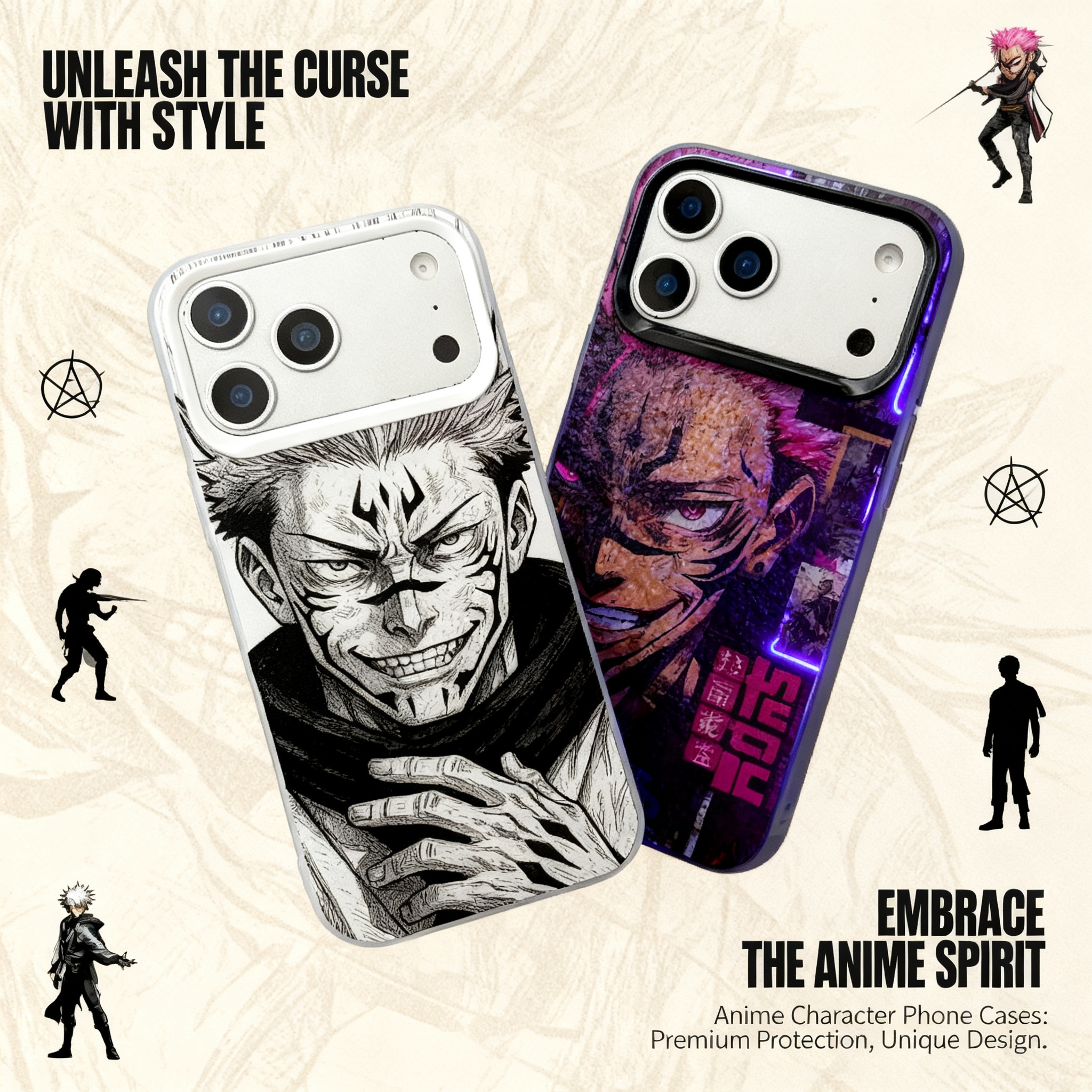 Anime Jujutsu Kaisen Gojo Sato - Phone Cases Jujutsu Kaisen 리뷰 및 가격