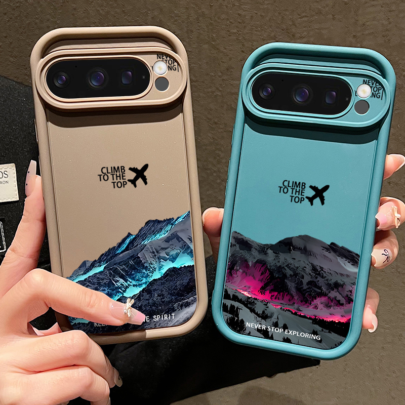 Airplane Snow Mountain Pattern - Phone Cases Google Pixel 9 리뷰 및 가격