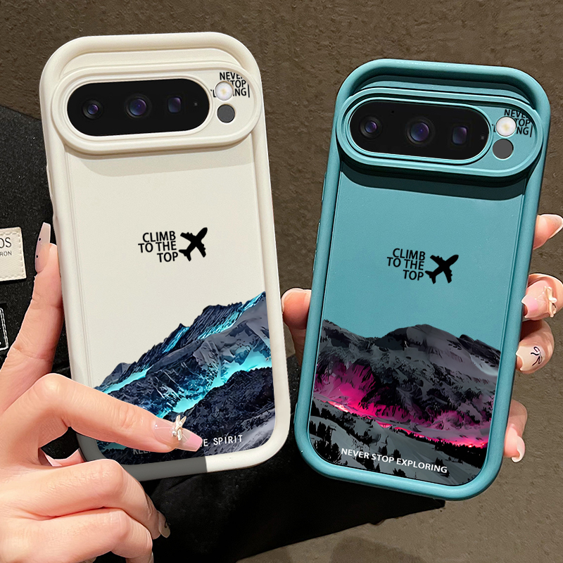 Airplane Snow Mountain Pattern - Phone Cases Google Pixel 9 리뷰 및 가격