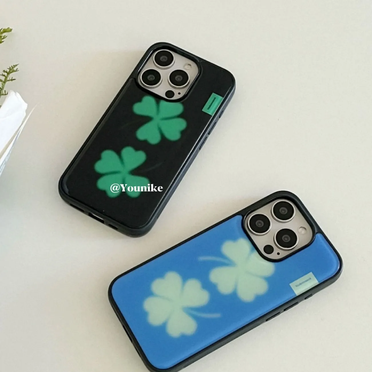 Lucky Four Leaf Clover Cute Ka - Phone Cases Kawaii 리뷰 및 가격