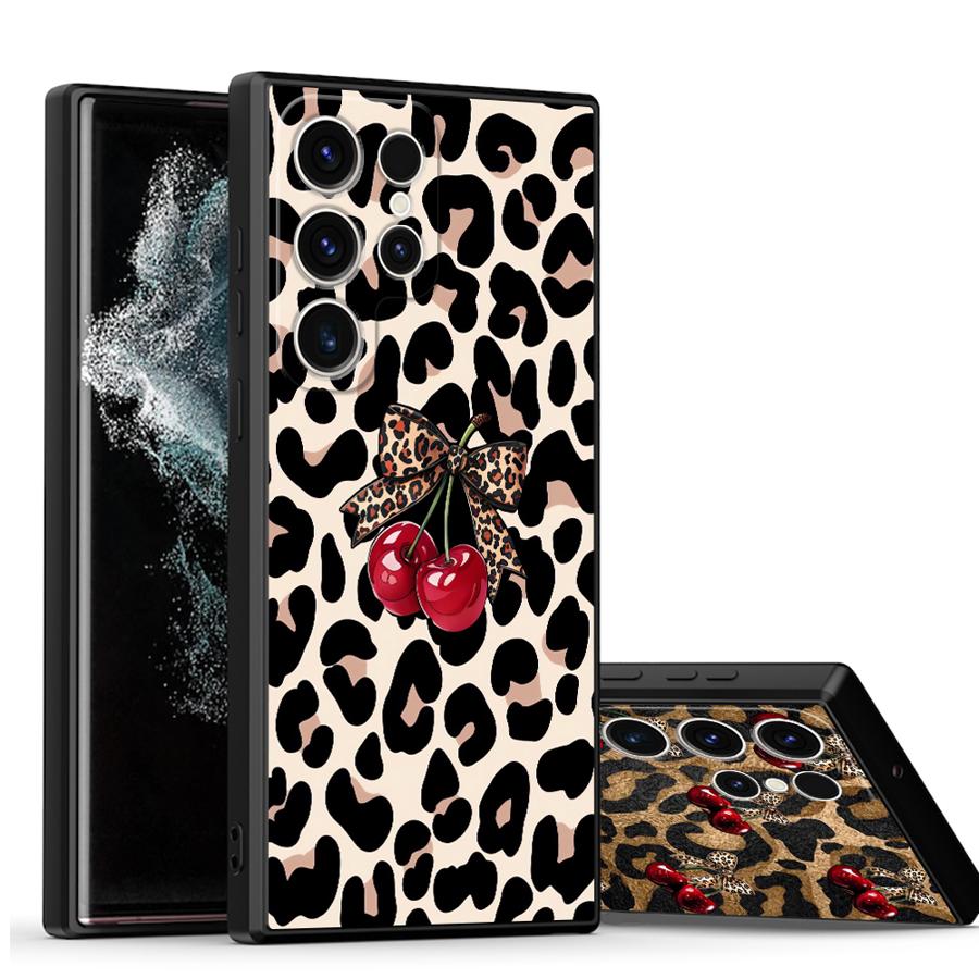 Leopard Cherry Funda Phone Cov - Phone Cases Samsung S25 Ultra 리뷰 및 가격