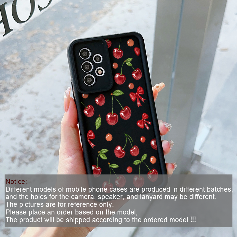 Funny Flower Cute Bow Cherry P - Phone Cases Cute 리뷰 및 가격