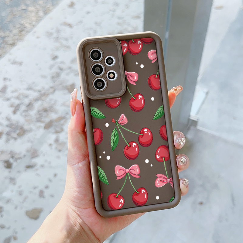 Funny Flower Cute Bow Cherry P - Phone Cases Cute 리뷰 및 가격