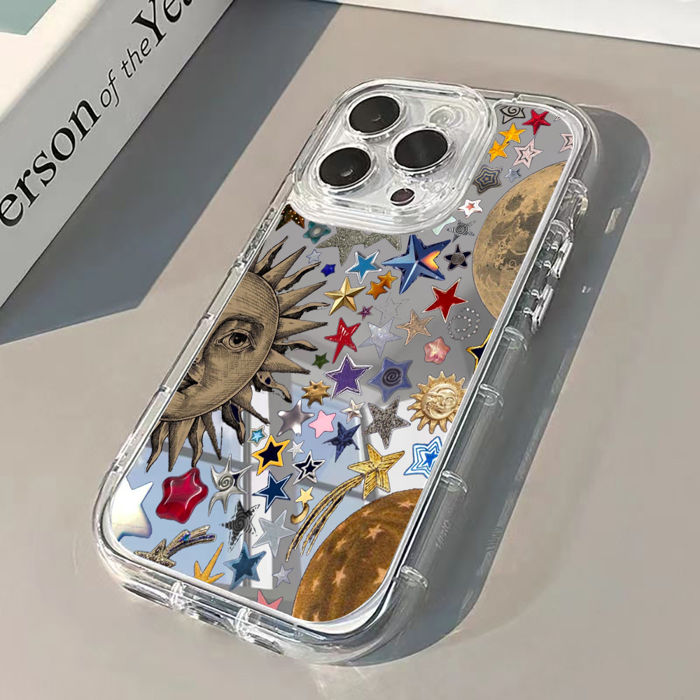 Celestial Gold Glitter Mirror  - Phone Cases For Iphone 15 리뷰 및 가격