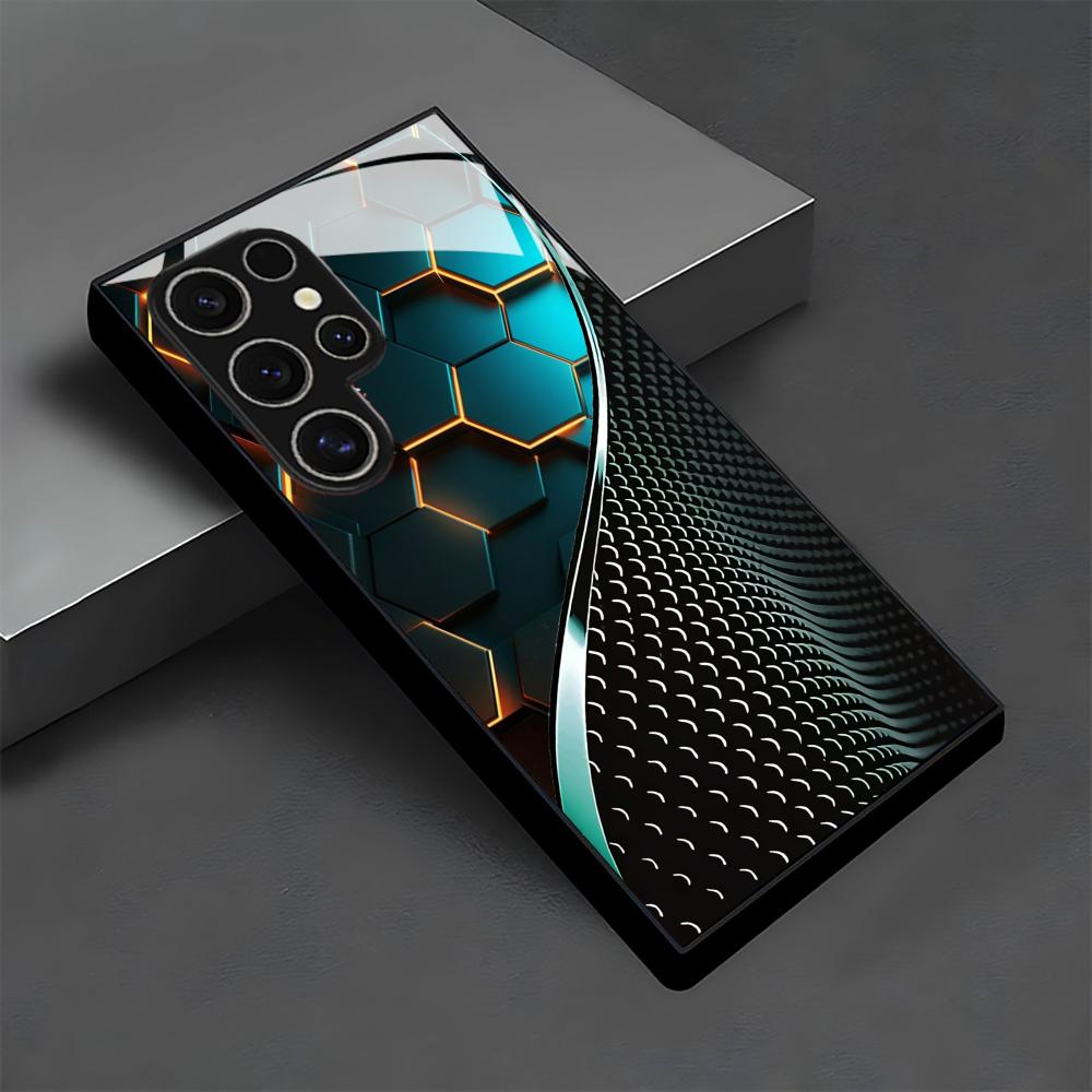 Creative Honeycomb Wood Patter - Phone Cases For Samsung S21 5G 리뷰 및 가격