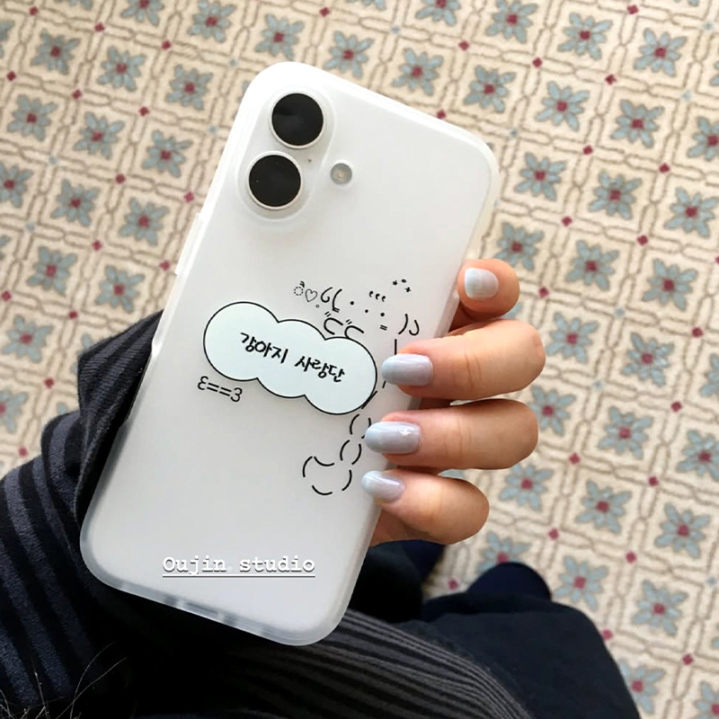 Kawaii Ins Puppy Graffiti Fros - Phone Cases Kawaii 리뷰 및 가격