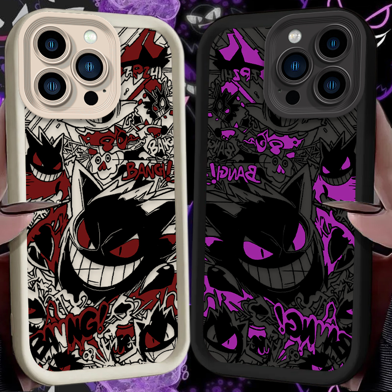 P-Pokemon Gengar Graffiti Phon - Phone Cases For Iphone 15 리뷰 및 가격