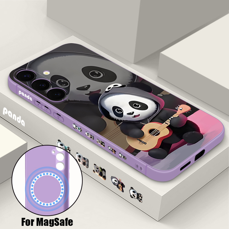 Guitar-playing Panda Case For  - Phone Cases Samsung S25 Ultra 리뷰 및 가격