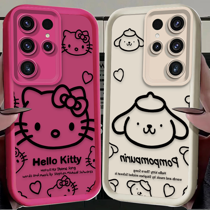Sanrio Hello Kitty Pompom Puri - Phone Cases For Samsung S21 5G 리뷰 및 가격