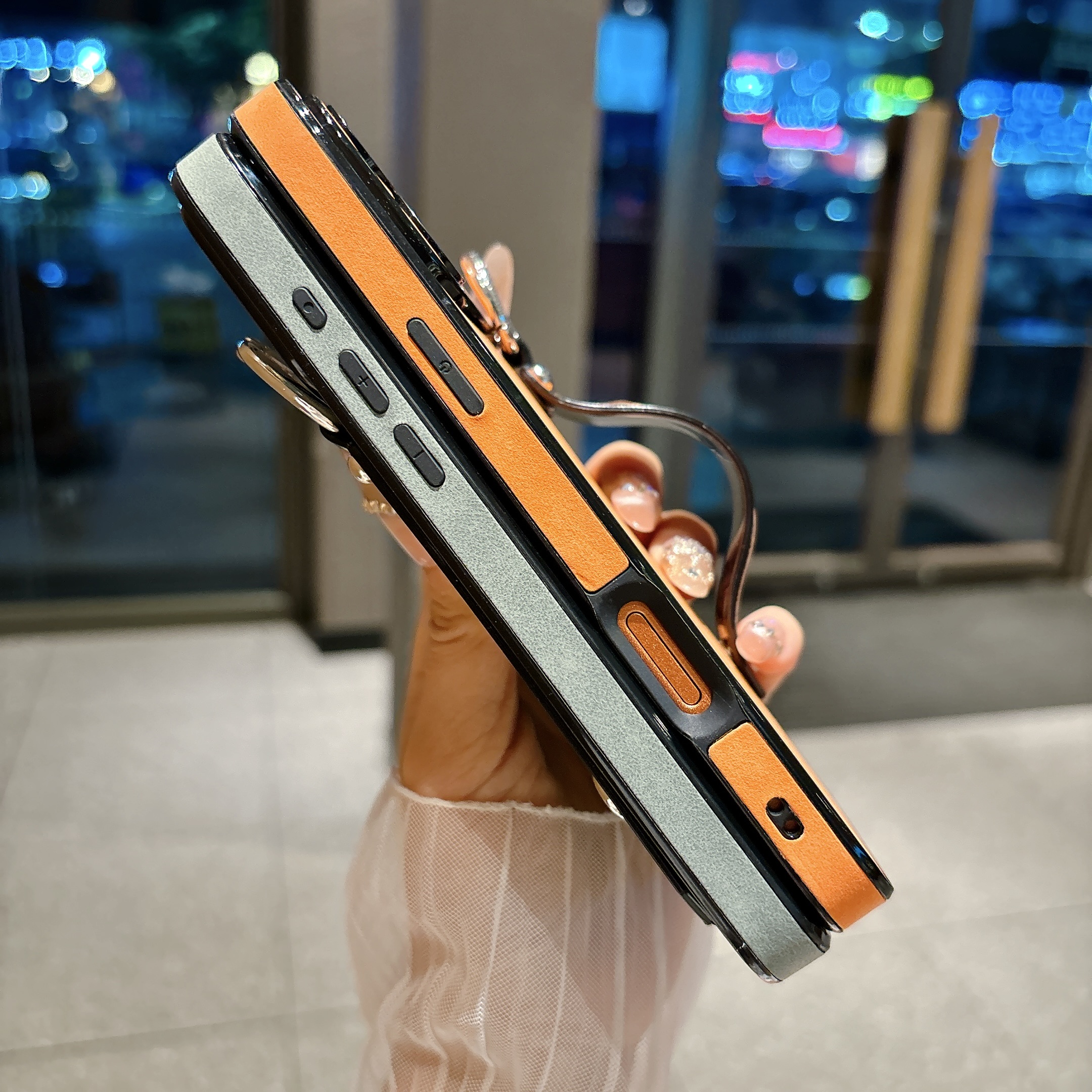 Suede Leather Wrist Strap Hold - Phone Cases For Iphone 15 리뷰 및 가격