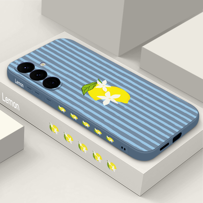 Stripe Lemon Print TPU Phone C - Phone Cases For Samsung S21 5G 리뷰 및 가격