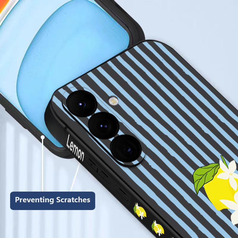 Stripe Lemon Print TPU Phone C - Phone Cases For Samsung S21 5G 리뷰 및 가격