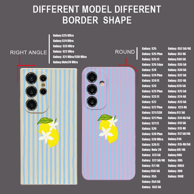 Stripe Lemon Print TPU Phone C - Phone Cases For Samsung S21 5G 리뷰 및 가격
