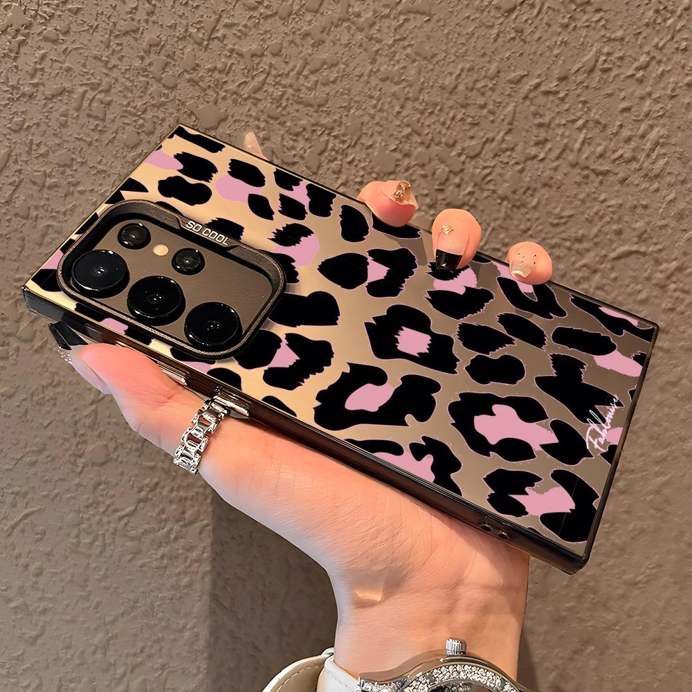Black Leopard Print Phone Case - Phone Cases Samsung S25 Ultra 리뷰 및 가격