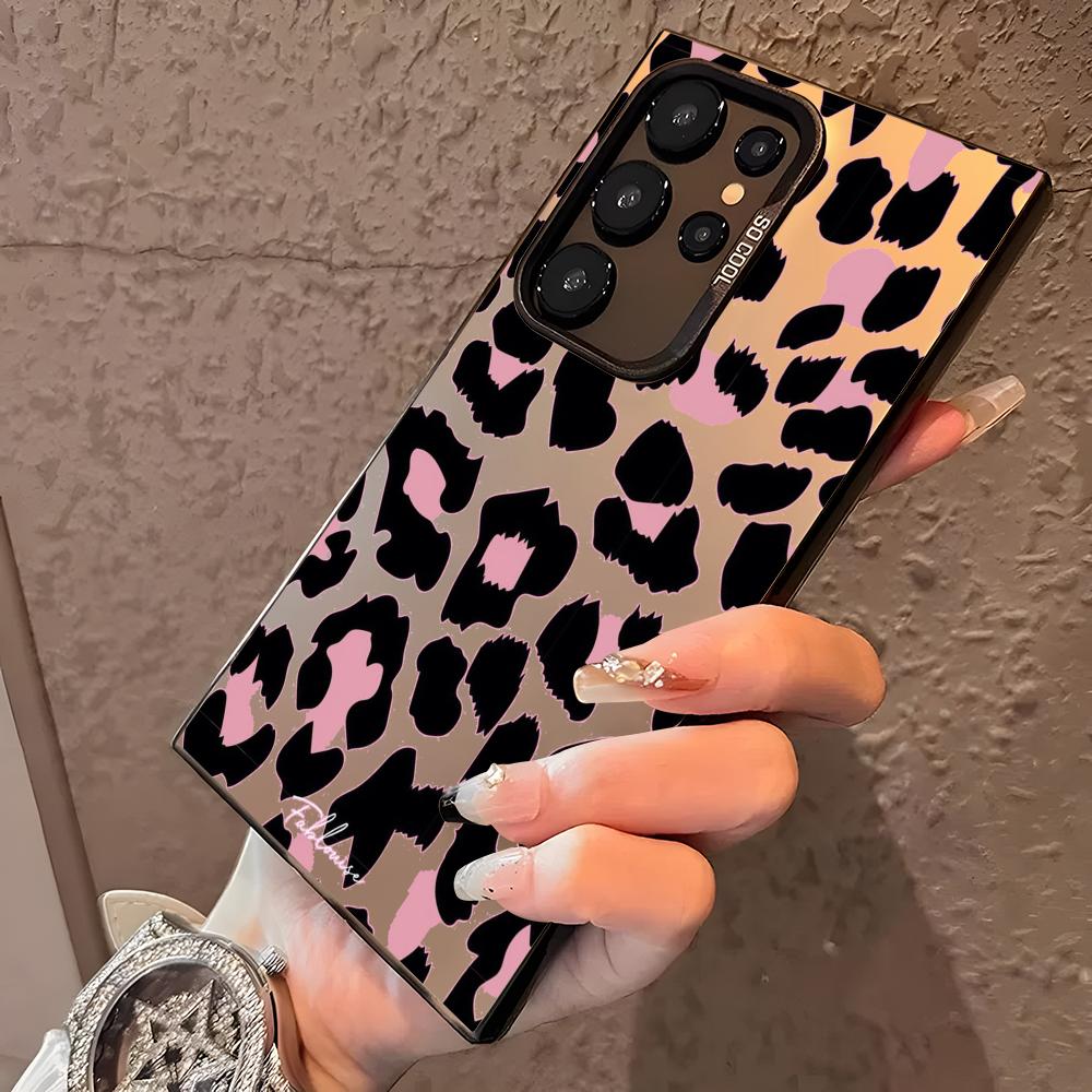 Black Leopard Print Phone Case - Phone Cases Samsung S25 Ultra 리뷰 및 가격