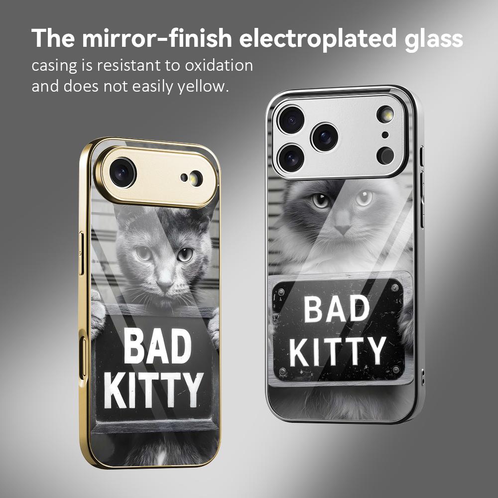 Bad Cat Phone Case For iPhone  - Phone Cases Metal 리뷰 및 가격