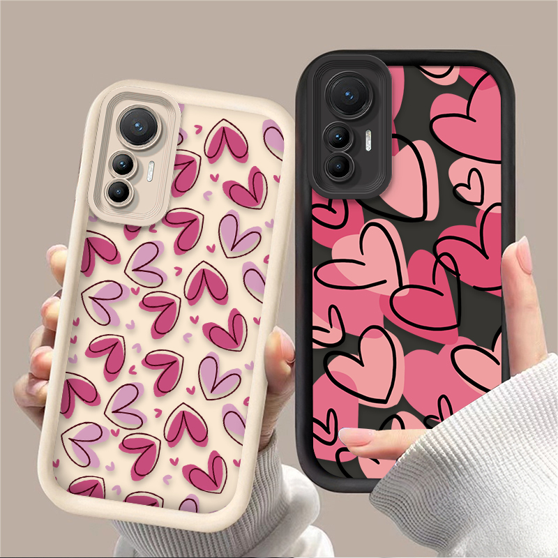Cute Pink Love Heart Case for  - Phone Cases For Samsung S21 5G 리뷰 및 가격