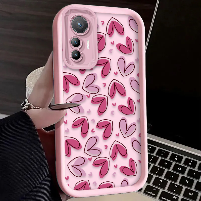 Cute Pink Love Heart Case for  - Phone Cases For Samsung S21 5G 리뷰 및 가격